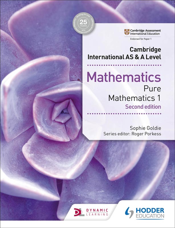 Featured image for “Cambridge International AS & A Level Mathematics Pure Mathematics 1 second”