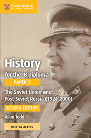 Featured image for “History for the IB Diploma Paper 3 The Soviet Union and post-Soviet Russia (1924–2000) Coursebook with Digital Access (2 Years)”