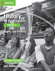 Featured image for “Cambridge University Press History for the IB Diploma Paper 1 Rights and Protest with Digital Access (2 years)”