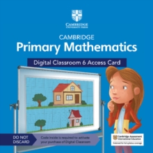 Featured image for “Cambridge Primary Mathematics Digital Classroom Access Card (1 year) Stage 6”